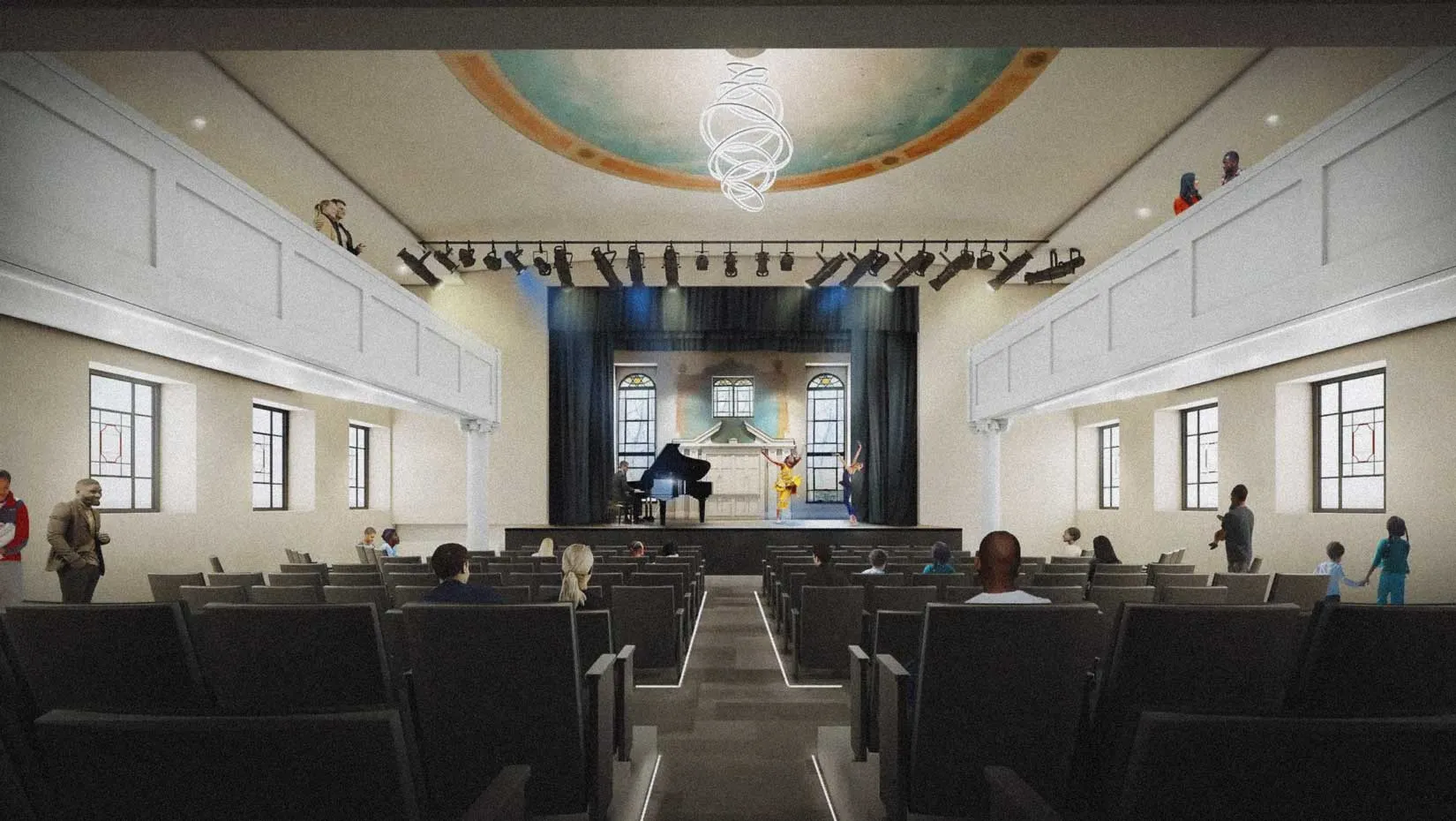 Rendering of the Joseph Avenue Arts and Culture Alliance plan for the former synagogue