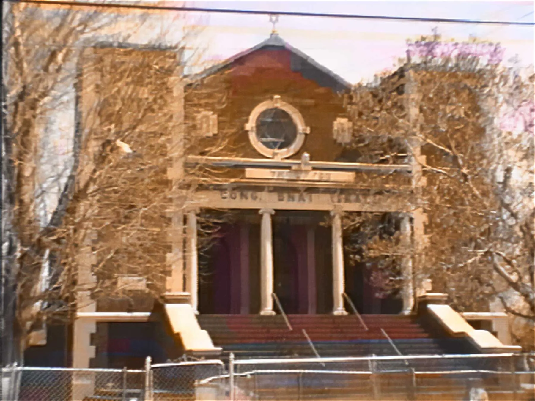 1995 Monroe County tax photograph documenting the sanctuary