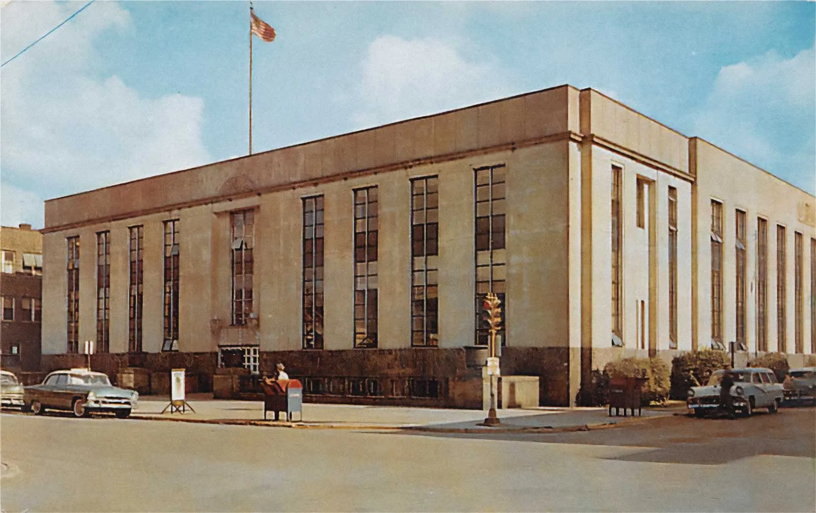 Historic exterior view of the Gary United States Post Office