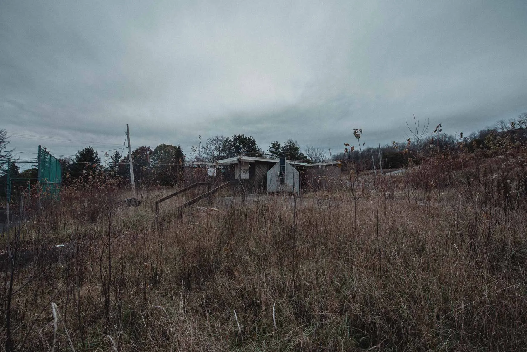 Snack shack service window on the LaFayette Hills golf course