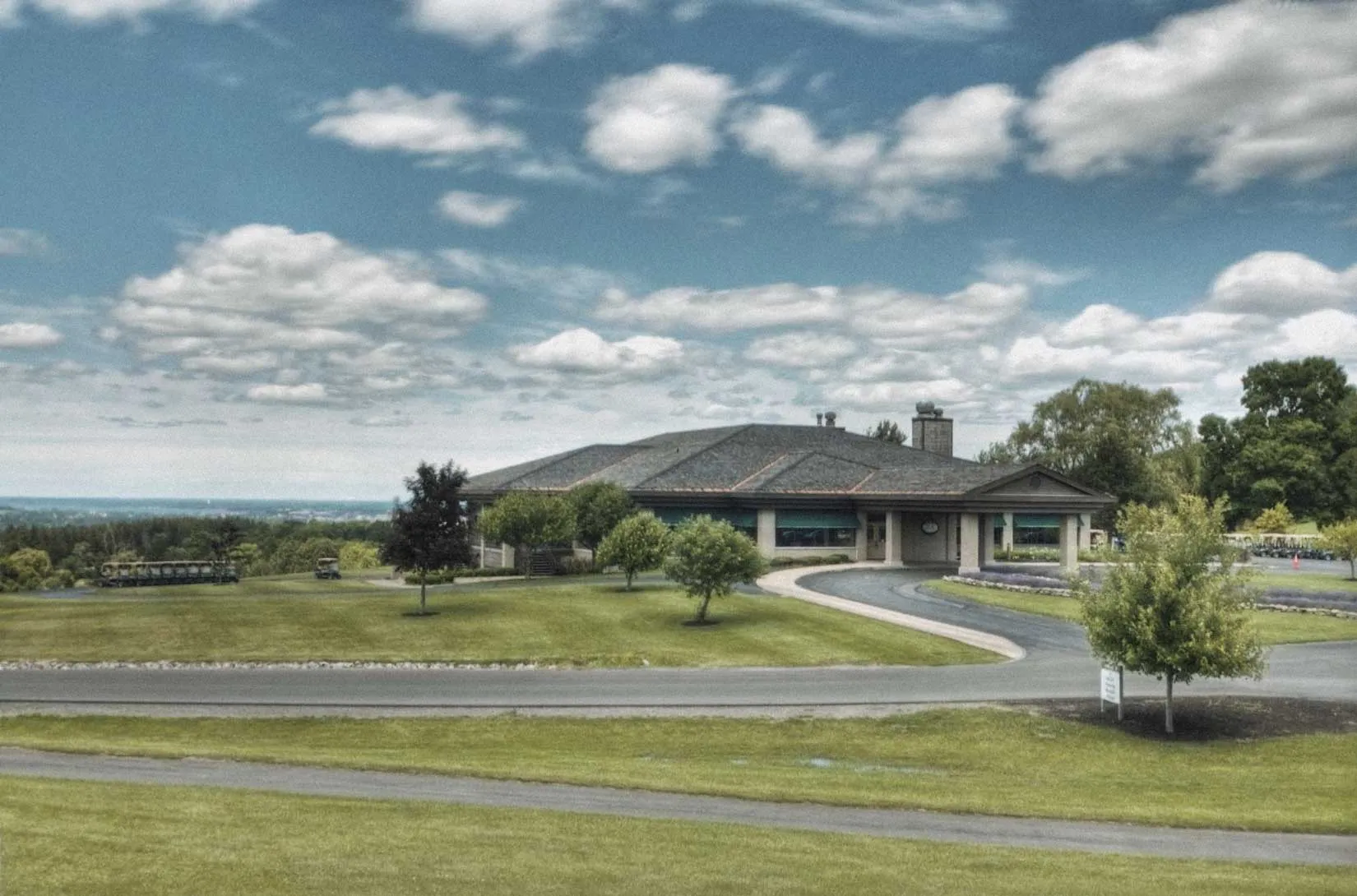 Historic postcard view of LaFayette Hills Golf Country Club