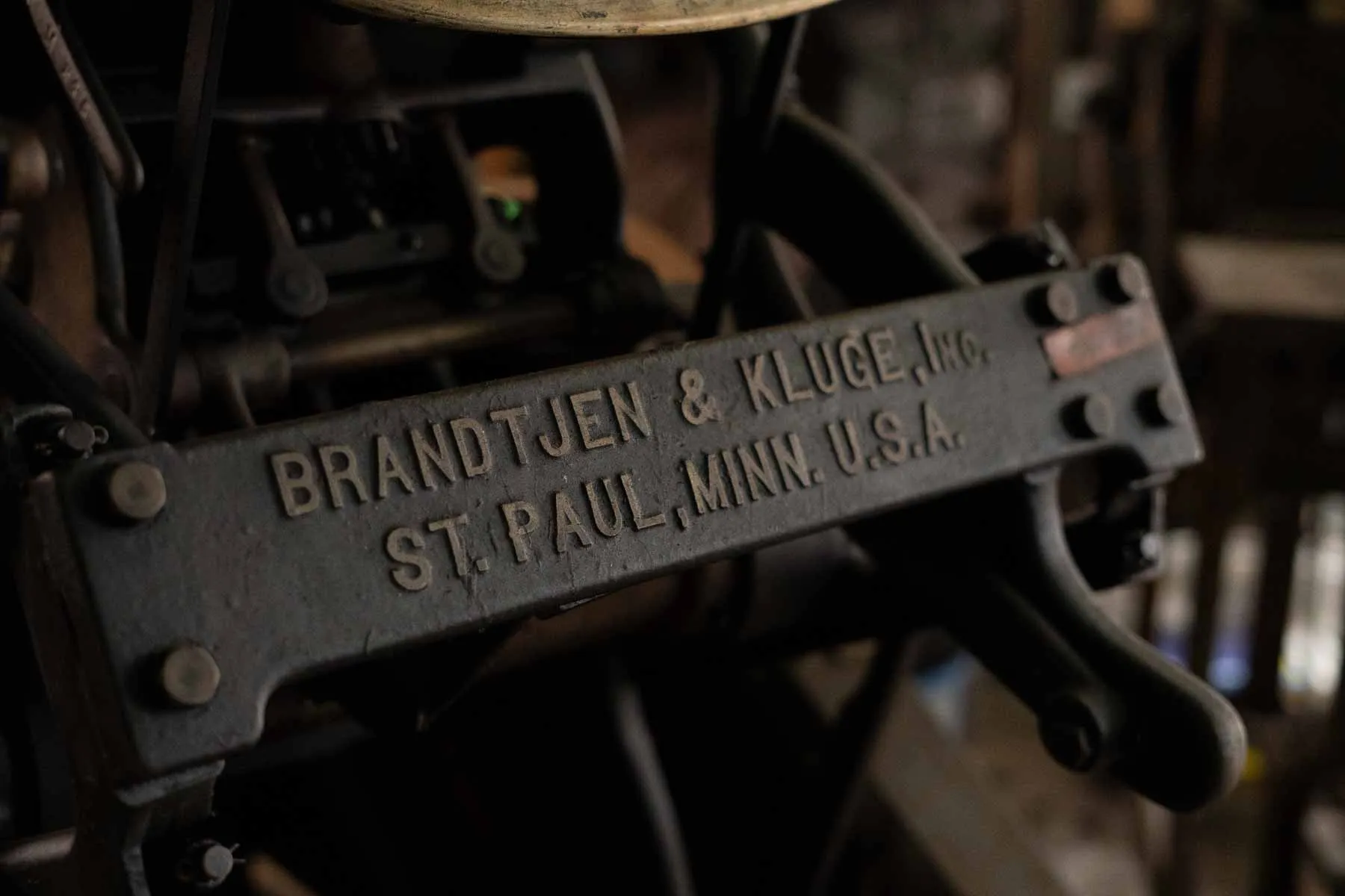 A. B. Dick Model 350 offset printing press from 1956