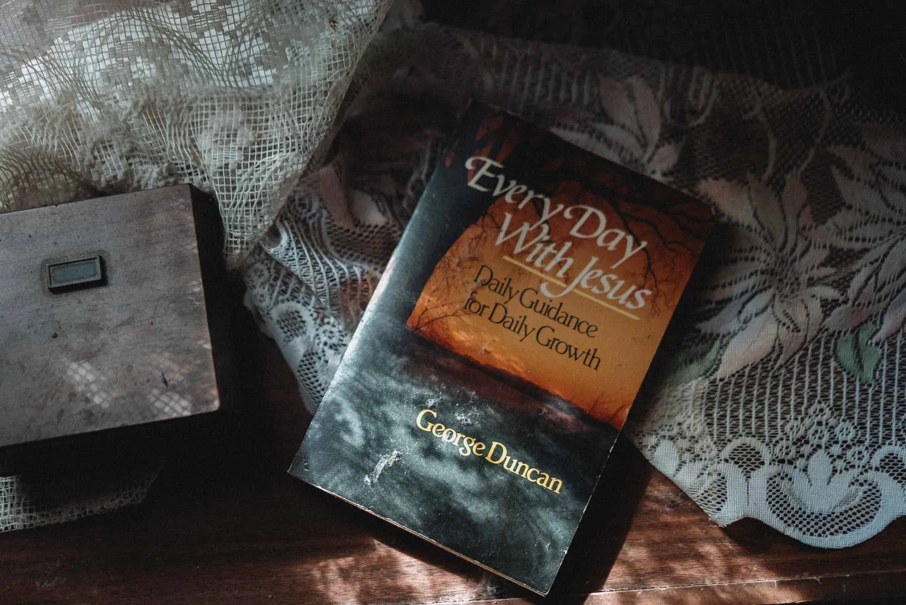 Religious book left behind inside the Starcruiser House