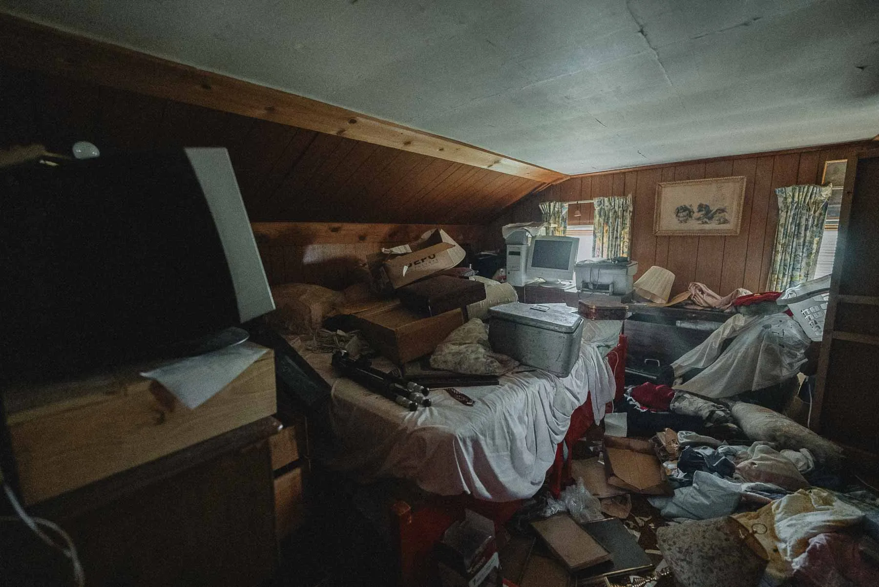 Upstairs bedroom inside the Starcruiser House